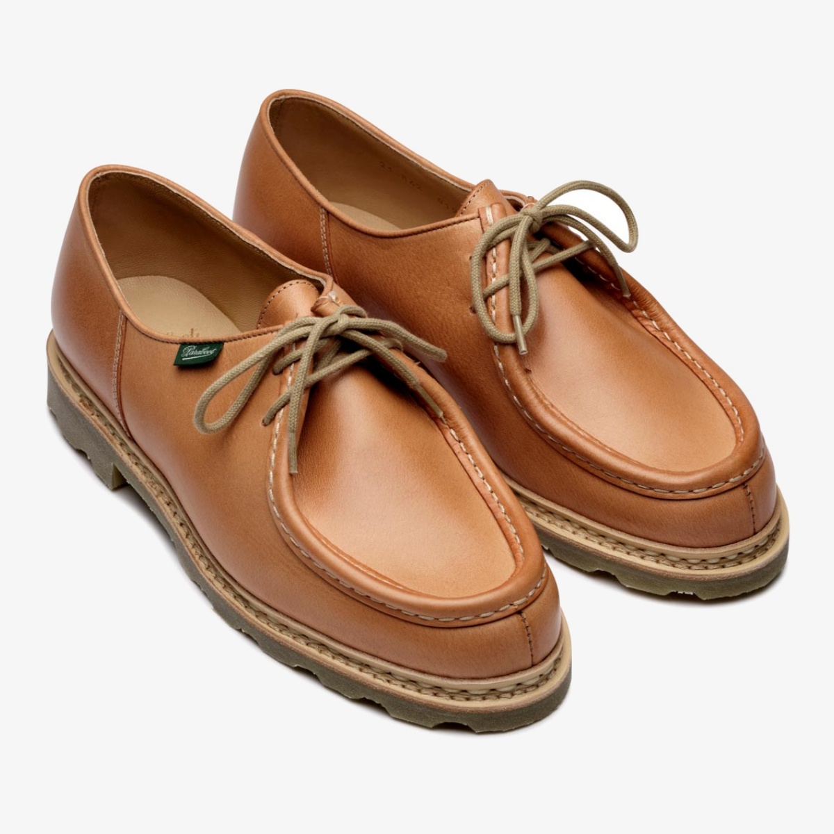Paraboot Michael Marche vegetal camel derby shoes