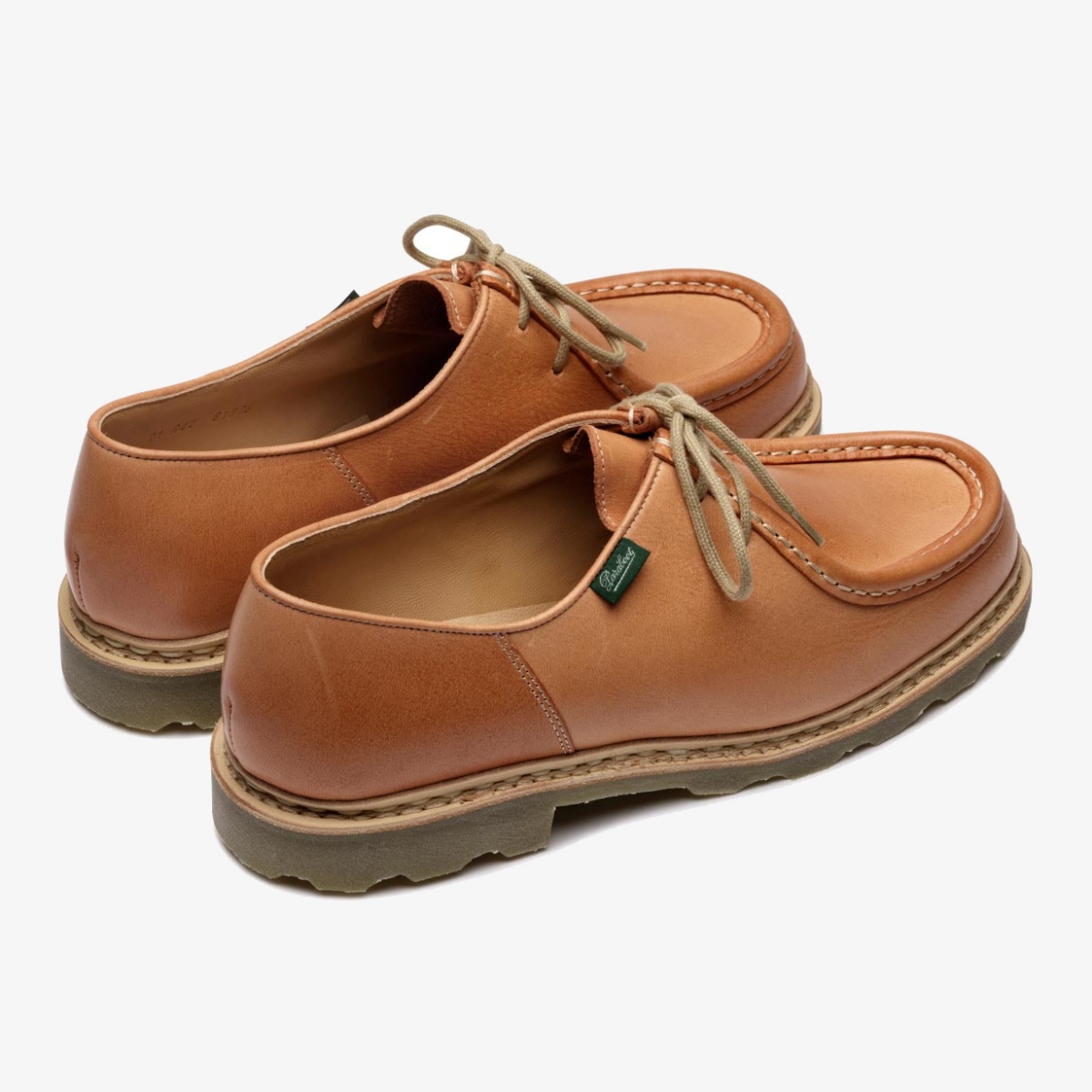 Paraboot Michael Marche vegetal camel derby shoes