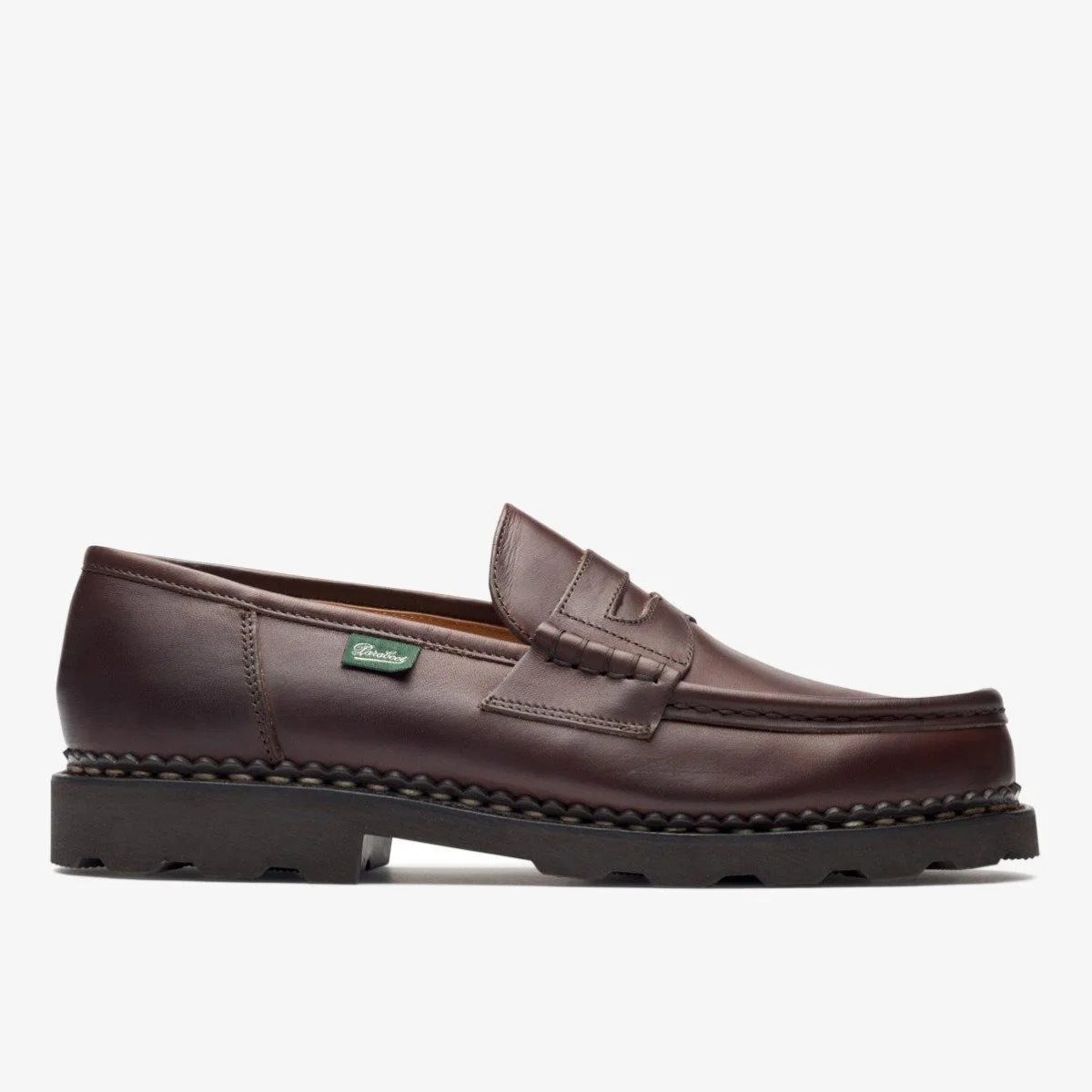 Paraboot Reims Café Penny Loafers - The Noble Dandy