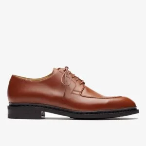 Paraboot Rousseau actem lisse bourbon derby shoes