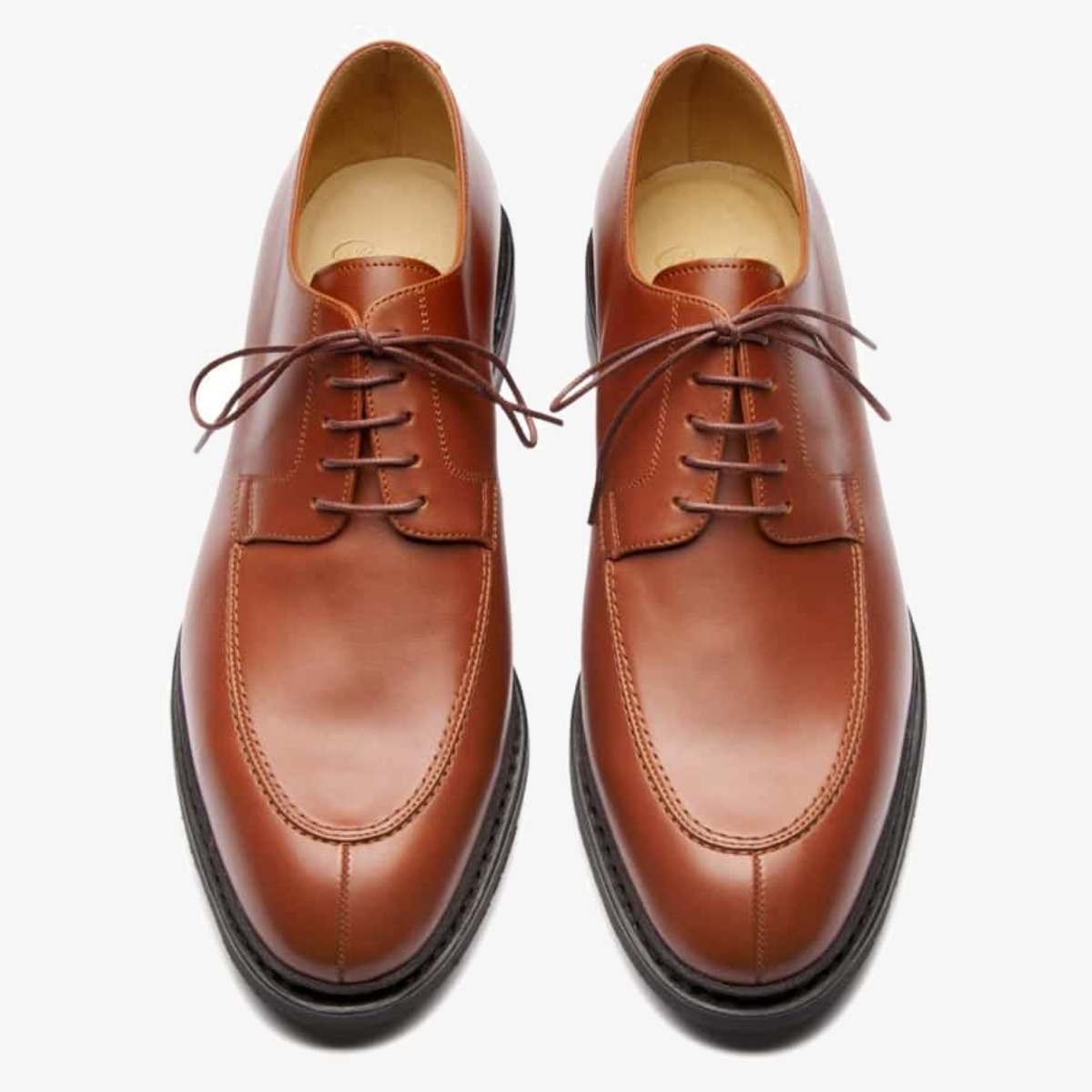 Paraboot Rousseau actem lisse bourbon derby shoes