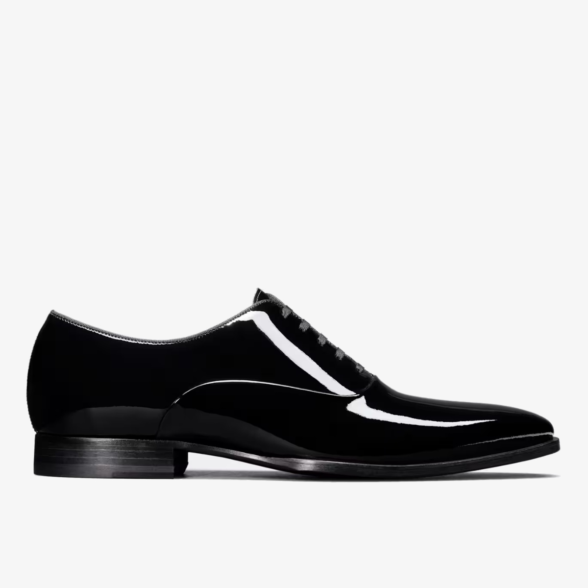 Suitsupply black patent leather oxford shoes